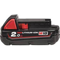 Milwaukee M18 B2 Red Lithium 4932430062 Batería de recambio, destornillador de batería 18 2 400