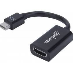 Manhattan Passive Mini Displayport-HDMI M-F 0.1m