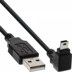 InLine 90° Angled USB A-USB Mini-B 2.0