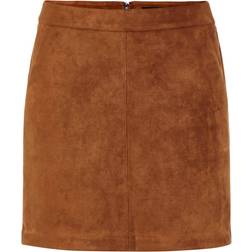 Vero Moda Short Skirt - Brown/Cognac