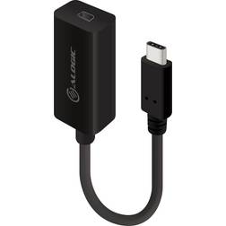 Alogic USB C-DisplayPort Mini M-F 0.1m