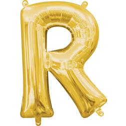 Amscan Foil Ballon MiniShape Letter R Gold