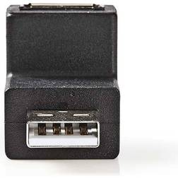Nedis 270° USB A-USB A M-F 2.0 Angled Adapter