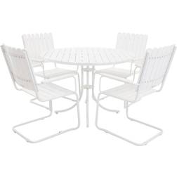 Venture Design Holmsund Ensemble repas de patio, 1 Table incluse 4 Chaises