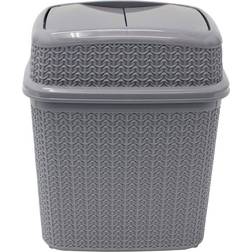 JVL Push Top Bin 10L