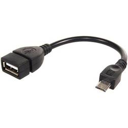Maclean USB A-USB Micro-B 2.0 M-F 0.2m