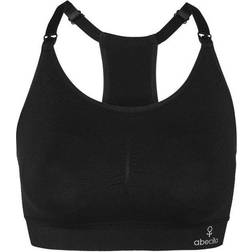 Abecita Madonna Seamless Nursing Bra - Black (144679020)