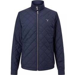 Gant Quilted Windcheater Jacket - Evening Blue