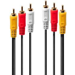 Lindy Premium 3RCA-3RCA 7.5m