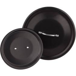 Pentole Agnelli Aluminium Black Lid 16 cm