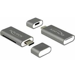 DeLock USB-C Card Reader for microSDHC/SDHC (91742)