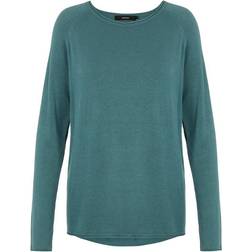 Vero Moda Knitted Top - Green/North Atlantic