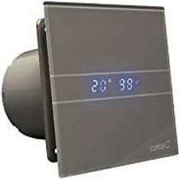 Cata E-100 Glass Silver Timer Hygro