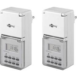 Goobay Pro 2 Pcs IP44 Digital Timer