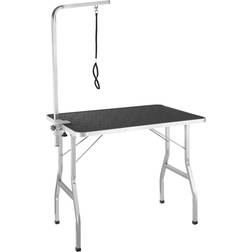 tectake Dog Grooming Table with Arm