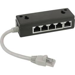 InLine ISDN Splitter RJ45-5RJ45 M-F 0.2m