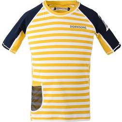 Didriksons Surf UV T-shirt - Yellow Simple Stripe (502473-944)