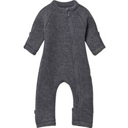 Mikk-Line Baby Wool Suit - Melange Grey (50005-916)