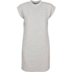 Urban Classics Naps Terry Extended Shoulder Dress - Lightgrey