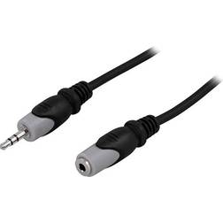 Deltaco 3.5mm - 3.5mm M-F 15m