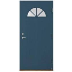 Leksandsdörren Tidlös Mälarvik Ytterdörr Katedralglas S 6020-B V (100x210cm)