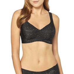 Sloggi Zero Feel Holiday Bralette - Black Star Print
