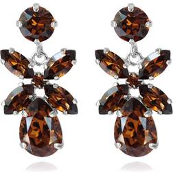 Caroline Svedbom Mini Dione - Silver/Smoked Topaz