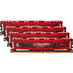 Crucial Ballistix Sport LT Red DDR4 2400MHz 4x8GB (BLS4K8G4D240FSE)