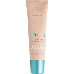 Lumene Matte Oil-Control Foundation, 30ml, 00 Ultra Light