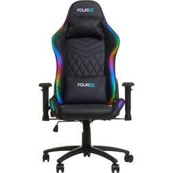 Fourze Lightning RGB Gaming Chair - Black