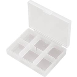 Mallette de rangement séparations variables TRU COMPONENTS PP06-01 1572147 (L x l x H) 84 x 63 x 20 mm Nombre de compartiments: 6 1 pc(s)