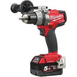 Milwaukee Perceuse visseuse FUEL One Key avec autostop M18 ONEDD2-502X 2 batteries 18V 5.0Ah 1 chargeur 4933464525