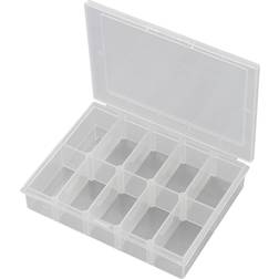 Tru COMPONENTS EKB-203 Scatola minuteria (L x L x A) 139 x 95 x 25 mm Scomparti: 10 suddivisione variabile Contenuto 1 pz