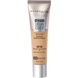 Maybelline Dream Urban Cover Foundation SPF50 #305 Golden Amber