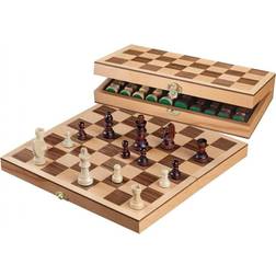 Philos Wood Chess Set Field 33mm