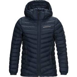 Peak Performance Kid's Frost Down Hooded Jacket - Blue Shadow (G58685131-2N3)