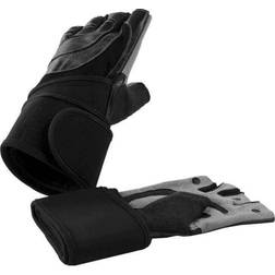 Gorilla Leren Fitness Handschoenen Met Polsbandage