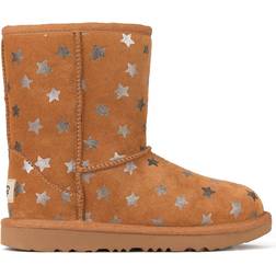 UGG Kid's Classic II Short Stars - Chestnut