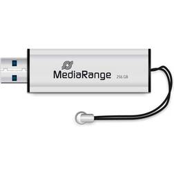 MediaRange Clé USB 256 Go USB 3.0 noir, argenté(e) Noir