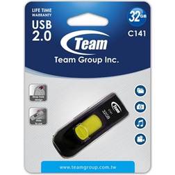 TeamGroup c141 clé usb 2.0 32 go noir