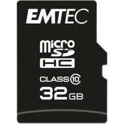 Emtec 32GB MICRO SDHC Classe 10 CLASSIC 20MB/12MB CON ADATTATORE