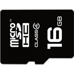 Emtec 16GB microSD, 16 GB, Micro Secure Digital (MicroSD) 15 MB s, Nero, 1,1 cm, 1,5 cm