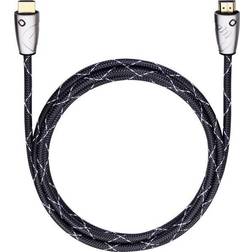 Oehlbach Easy Connect Steel HDMI - HDMI 2.5m