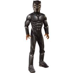 Rubies Kids Muscle Chest Black Panther Costume