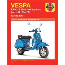 Vespa P/PX125, 150 & 200 Scooters (incl. LML Star 2T) (78-17) (Heftet, 2019)