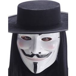 Luxe V for Vendetta masker wit