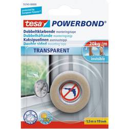 TESA Powerbond Transparent 1500x19mm