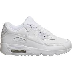 Nike Air Max 90 LTR GS - White/Metallic Silver/White/White