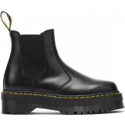 Dr. Martens 2976 Quad Smooth Leather Platform Chelsea Boots - Black