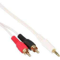 InLine Gold 3.5mm - 2RCA 1m